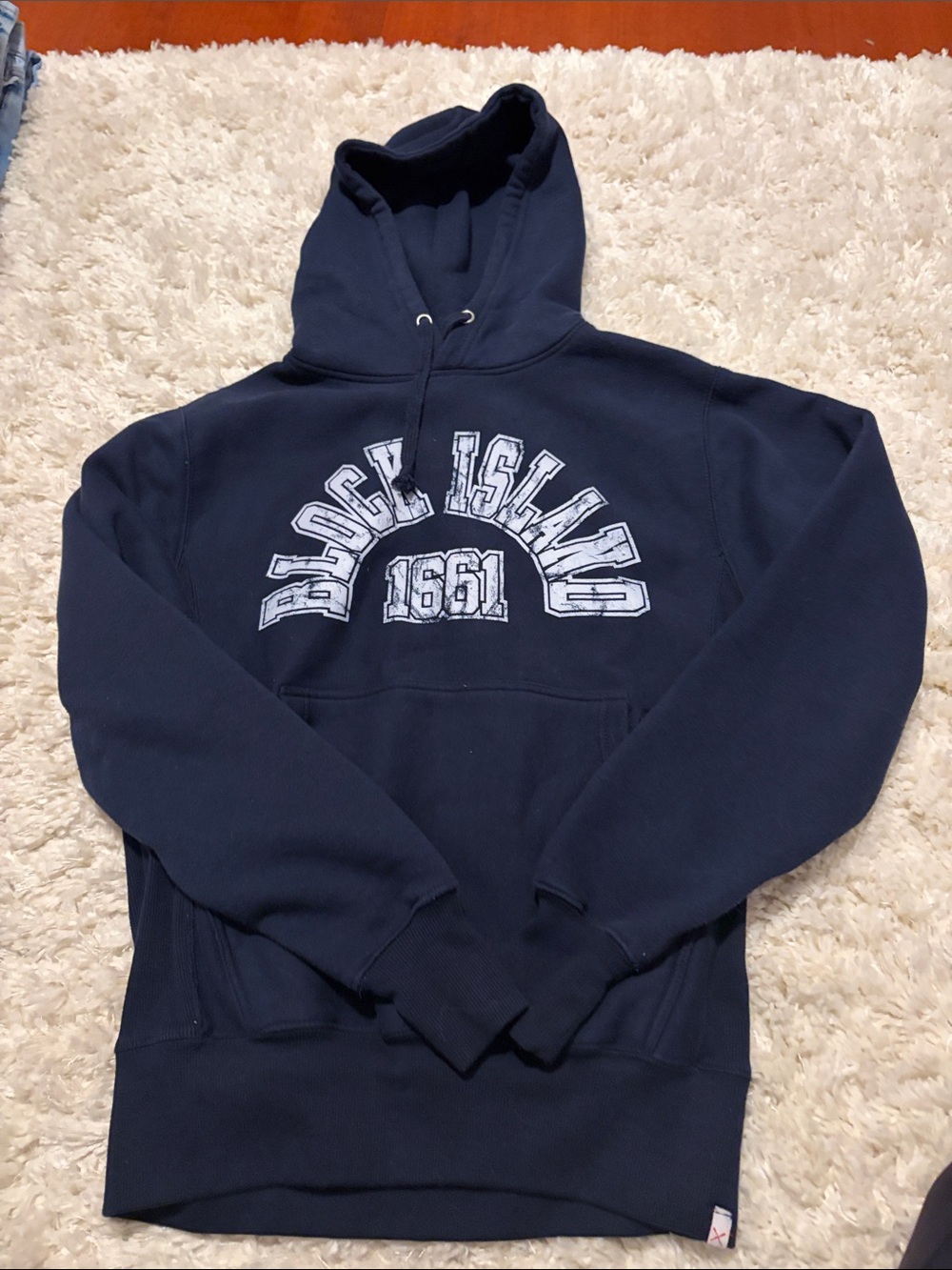 Block Island 1661 Navy Hoodie